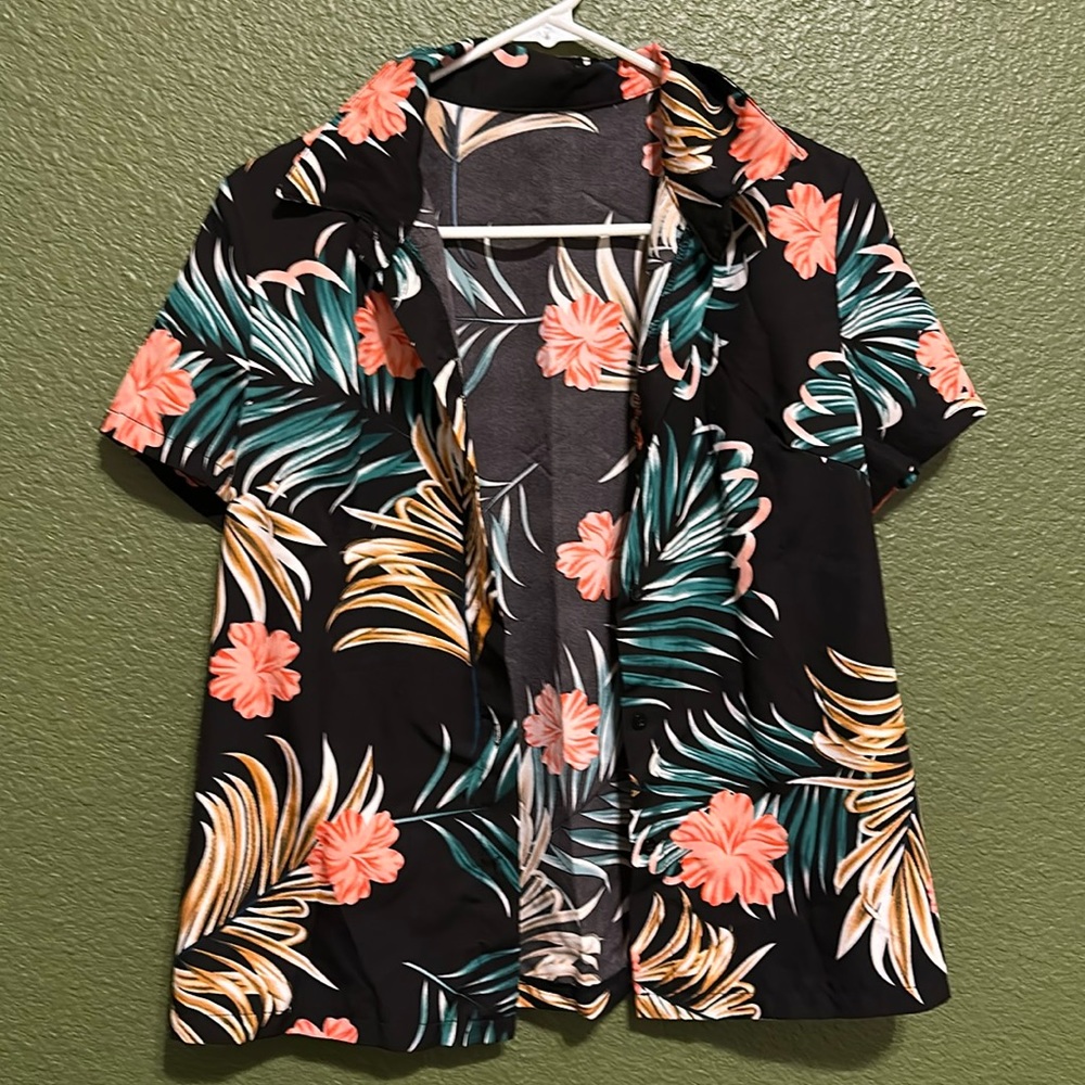 Three-piece floral outfit